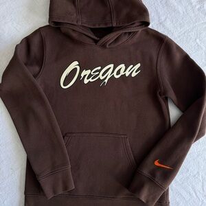 Nike Youth Portland Trailblazers Brown Oregon Hoodie Boys Medium